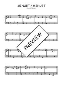 Menuet en ut - 
